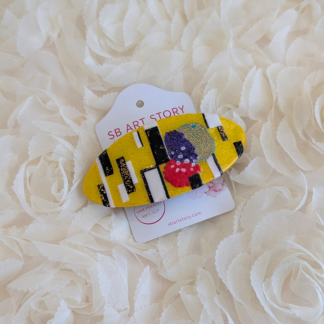 Klimt 'The Kiss' - Hair Clip