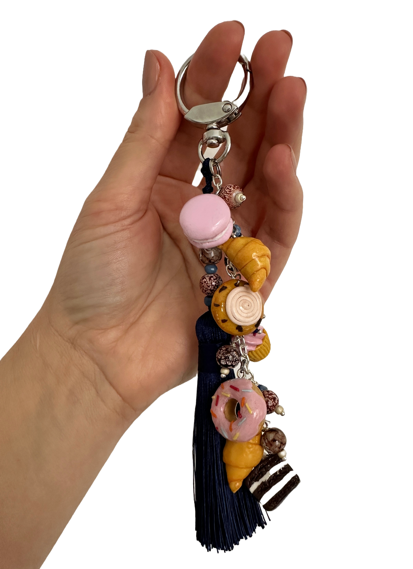 Coffee Break - Polymer Clay Keychain
