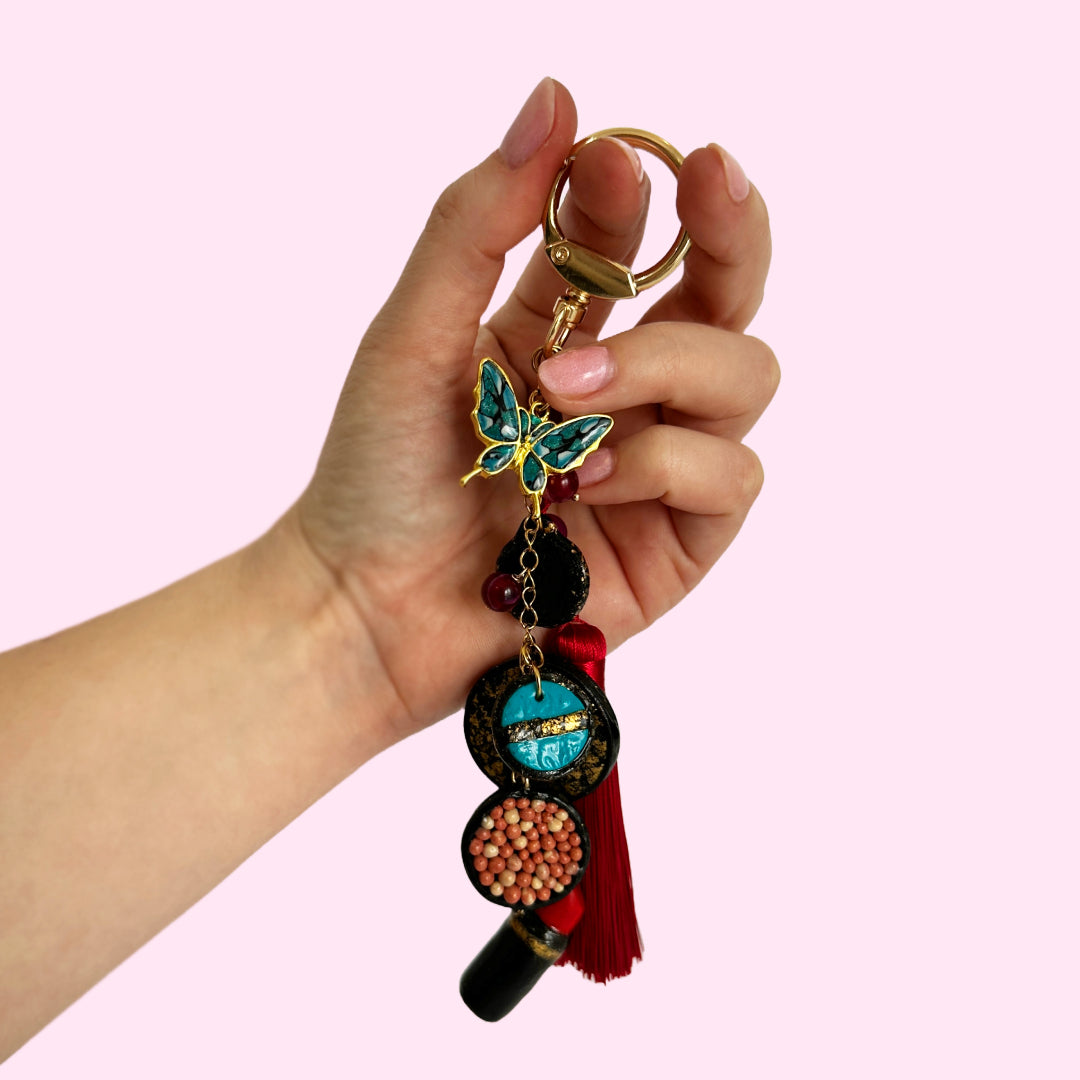 Beauty Kit – Polymer Clay Keychain