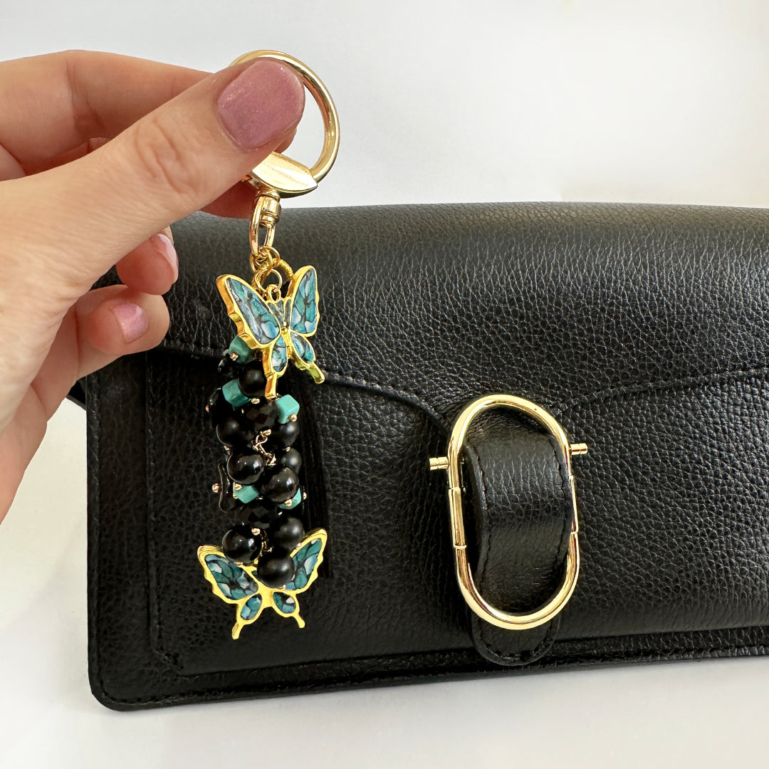 Butterfly - Polymer Clay Keychain