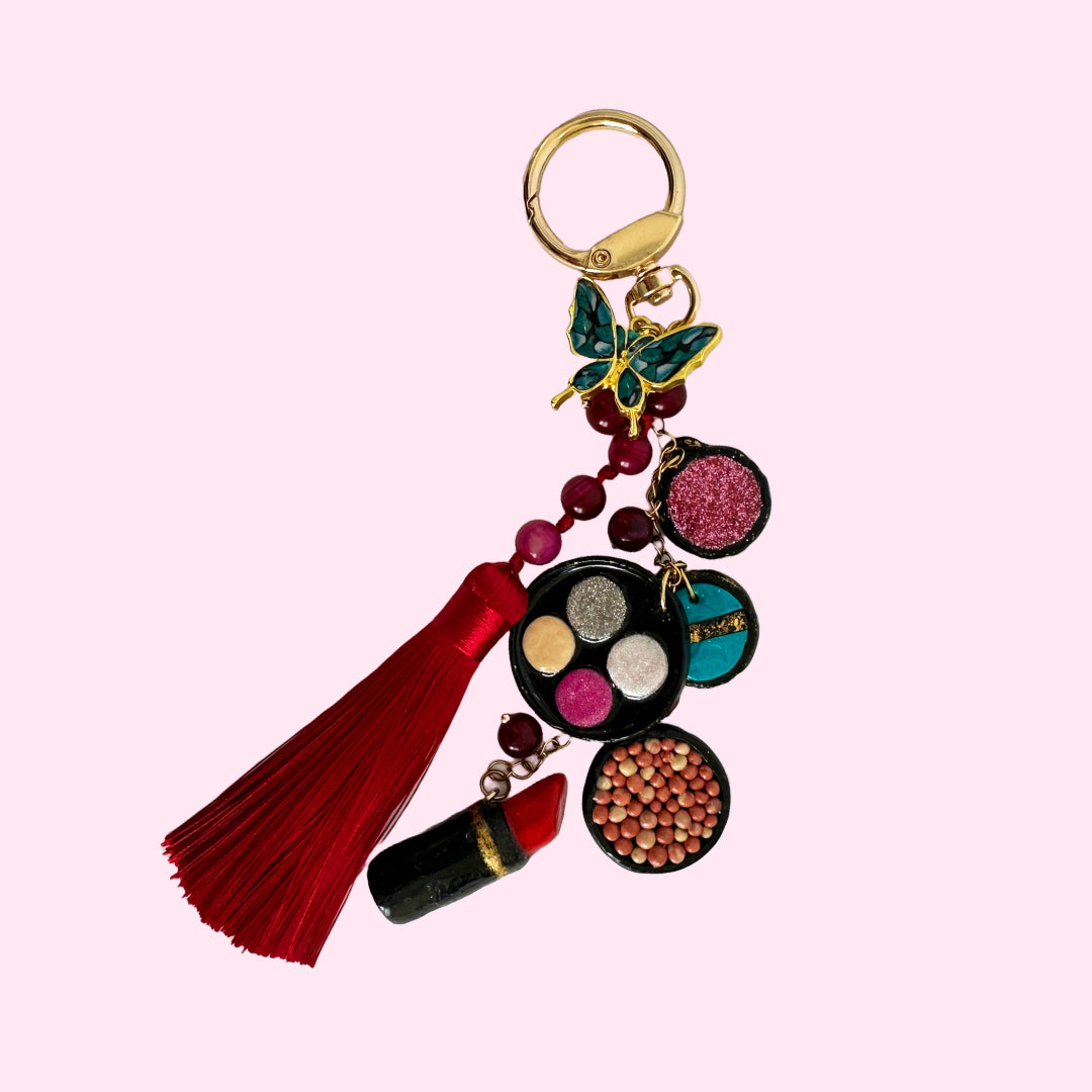 Beauty Kit – Polymer Clay Keychain