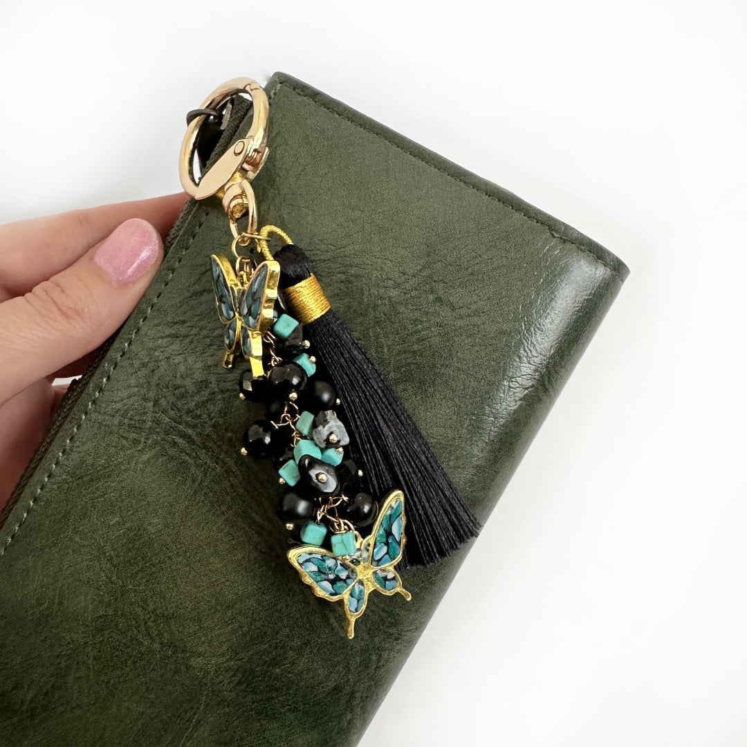Butterfly - Polymer Clay Keychain