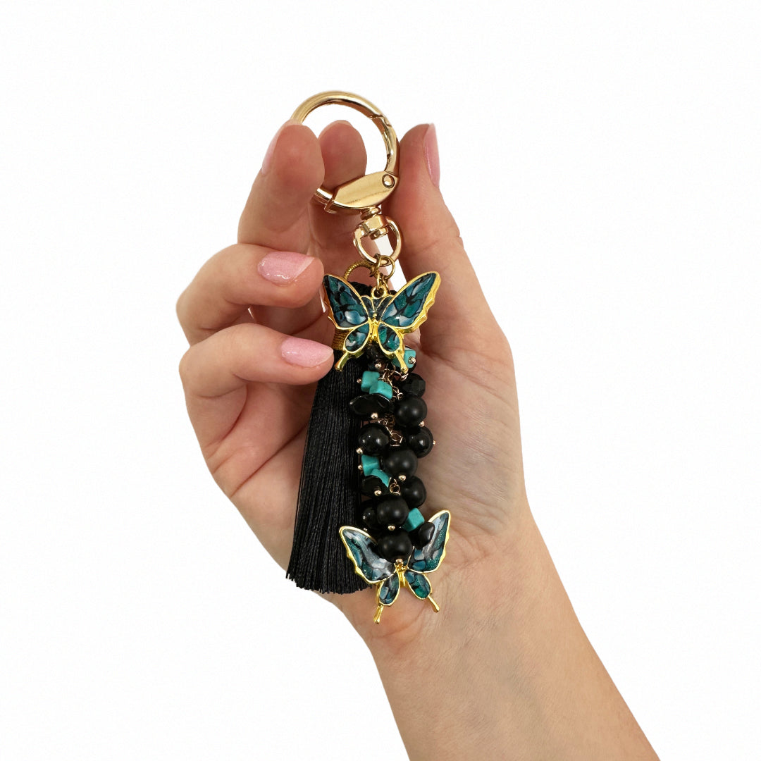 Butterfly - Polymer Clay Keychain