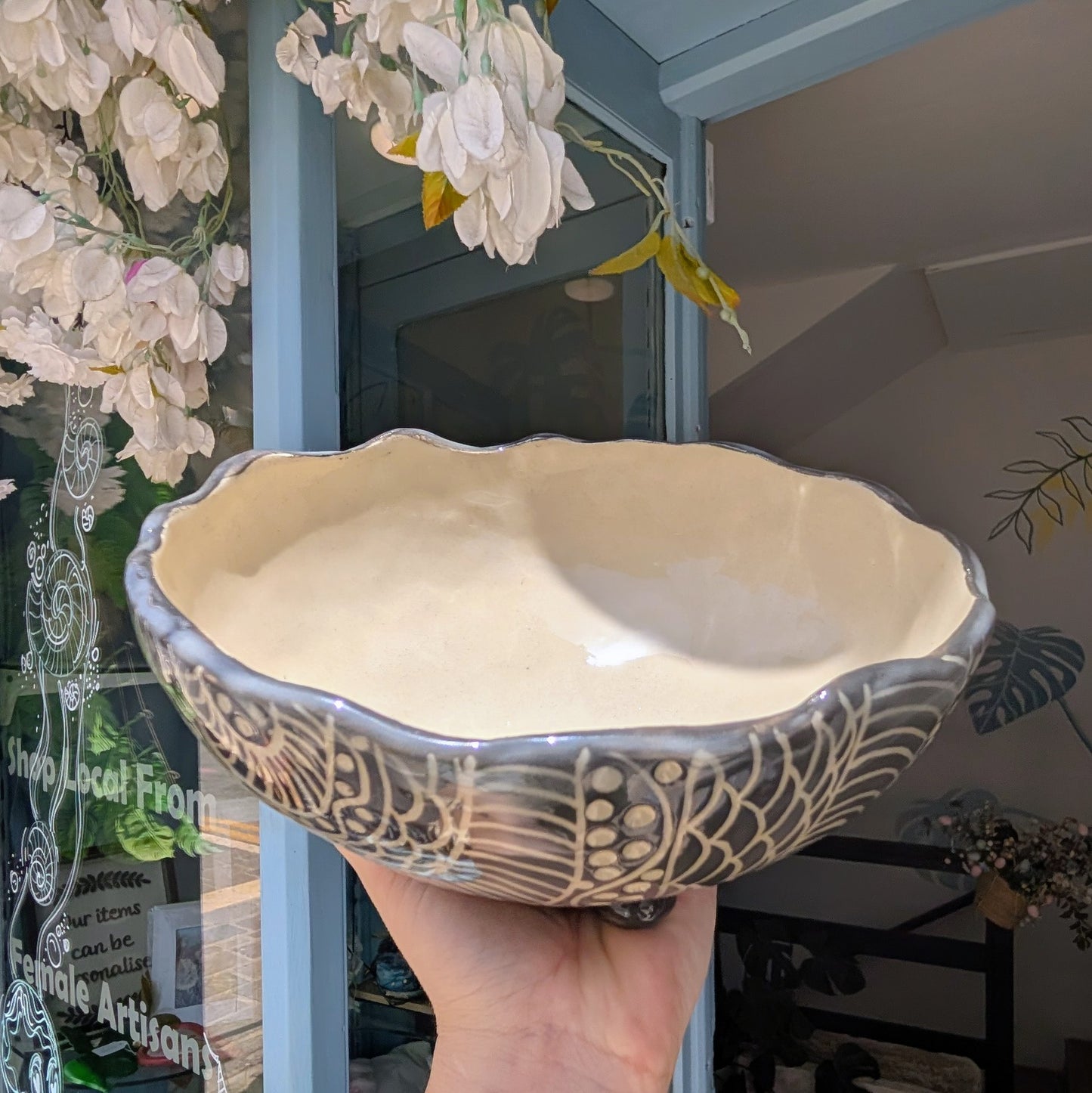 Shadow Wave - Ceramic Bowl