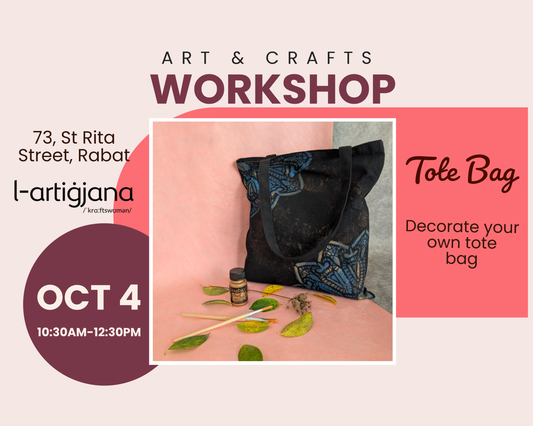 Tote Bag Decoration Workshop