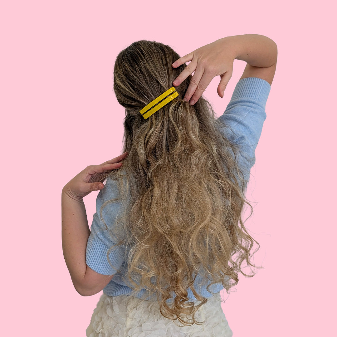 Yellow Glow - Hair Clip