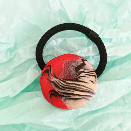 Crimson Fusion - Elastic Hair Tie