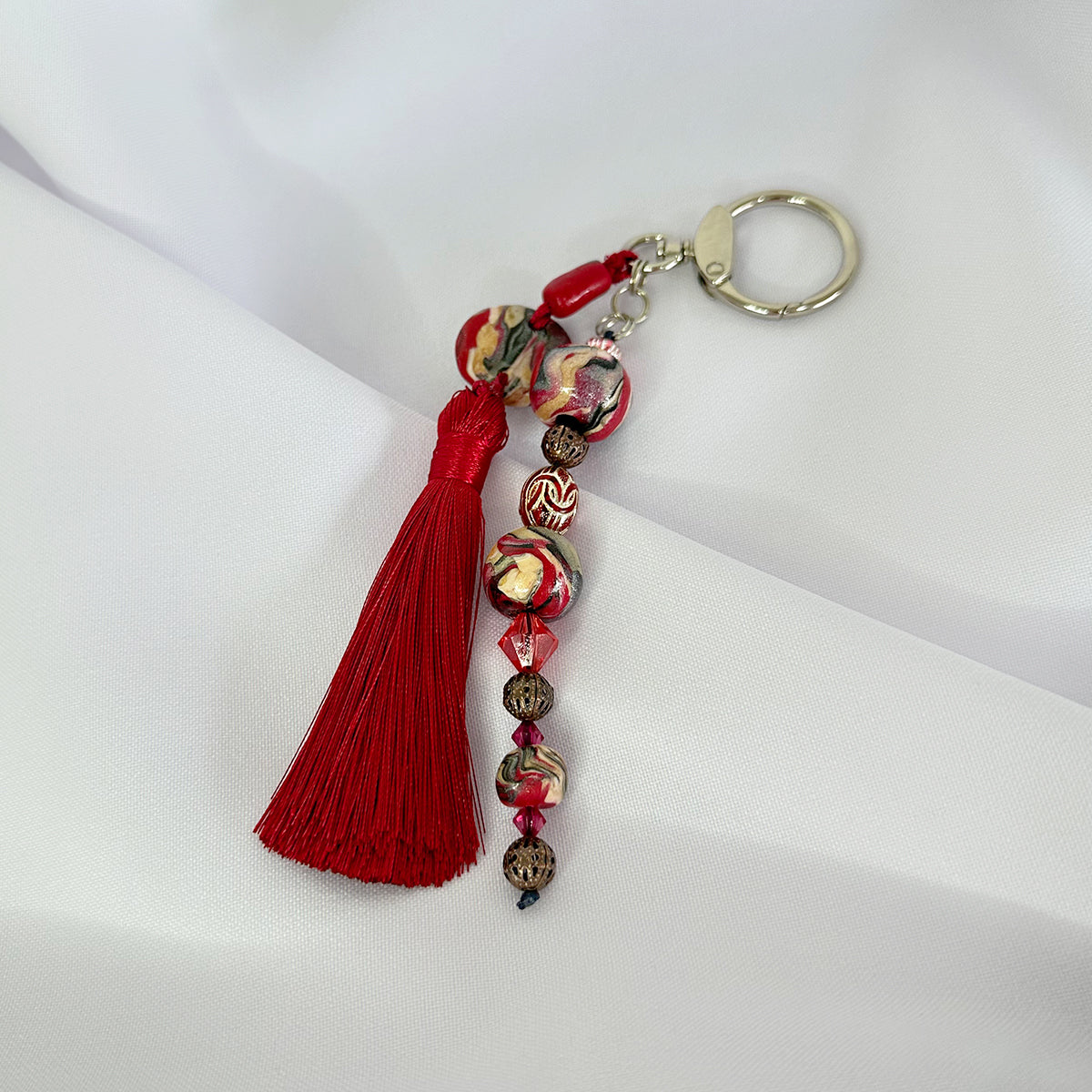 Burgundy Treasure - Key Ring/Bag Accessory