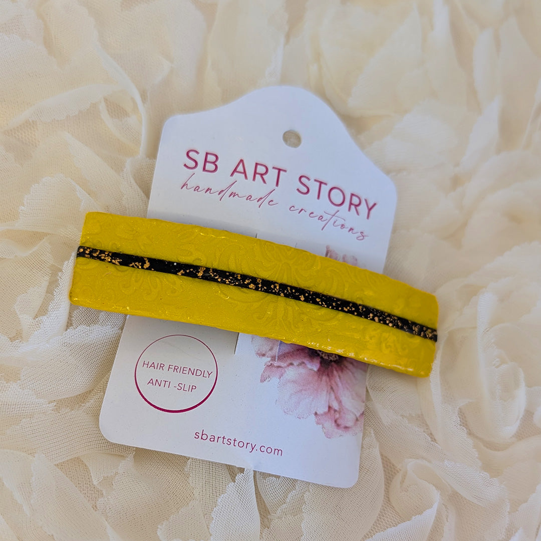 Yellow Glow - Hair Clip