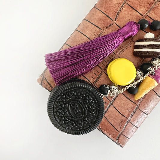 Oreo Delight – Polymer Clay Keychain