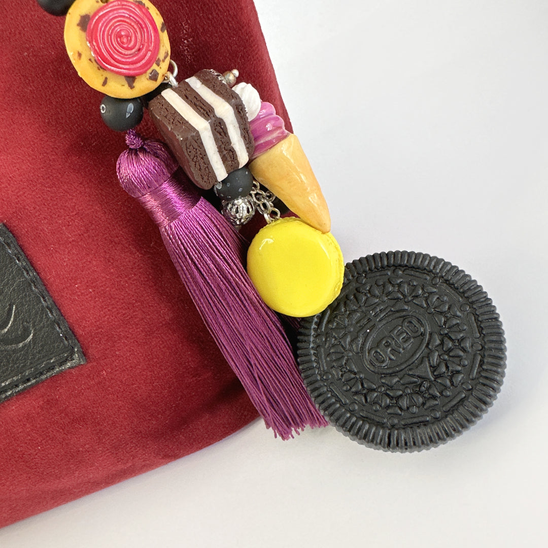 Oreo Delight – Polymer Clay Keychain