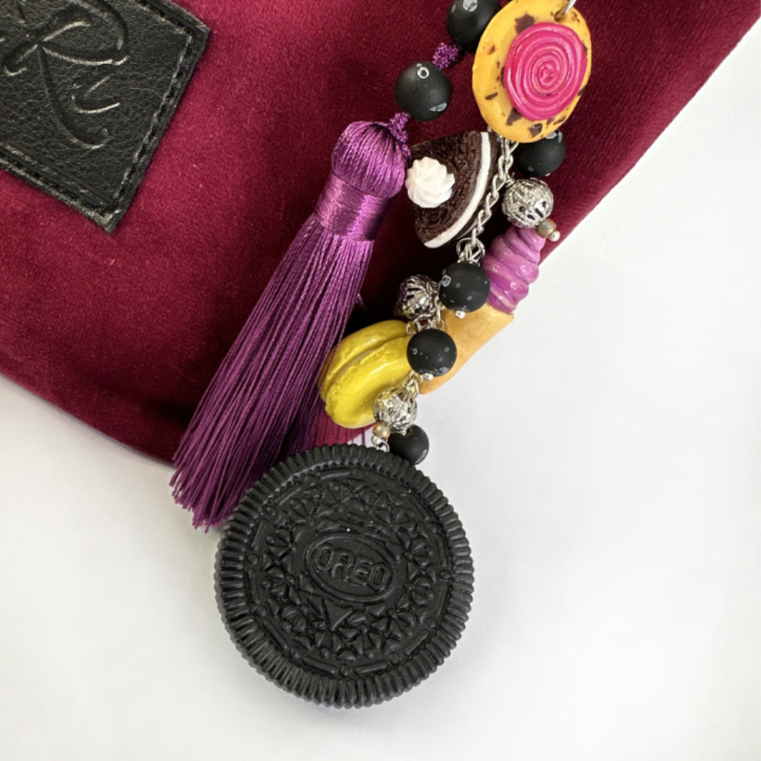 Oreo Delight – Polymer Clay Keychain