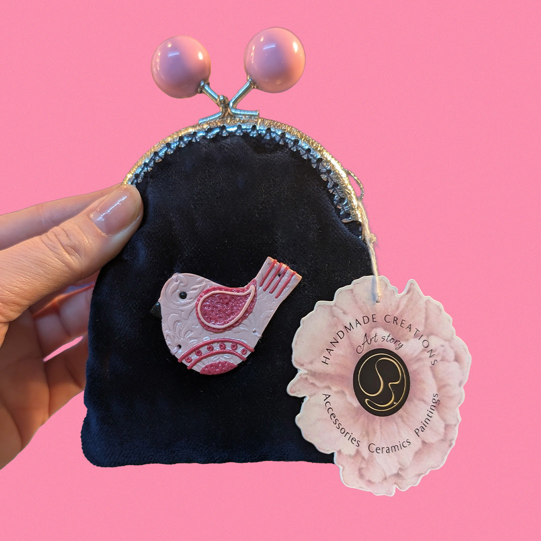 Songbird - Velvet Clasp Purse