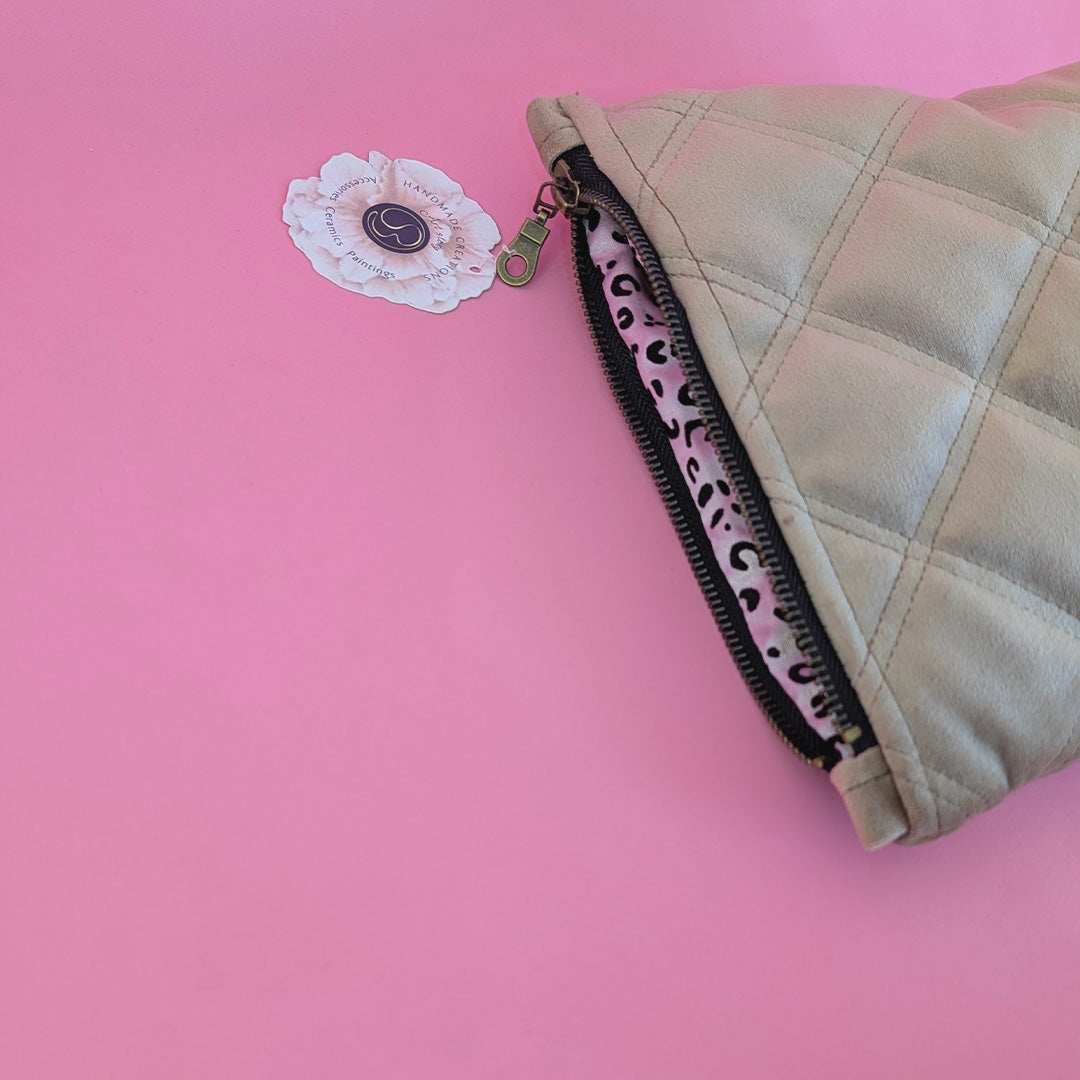 Golden Beige - Cosmetic Pouch
