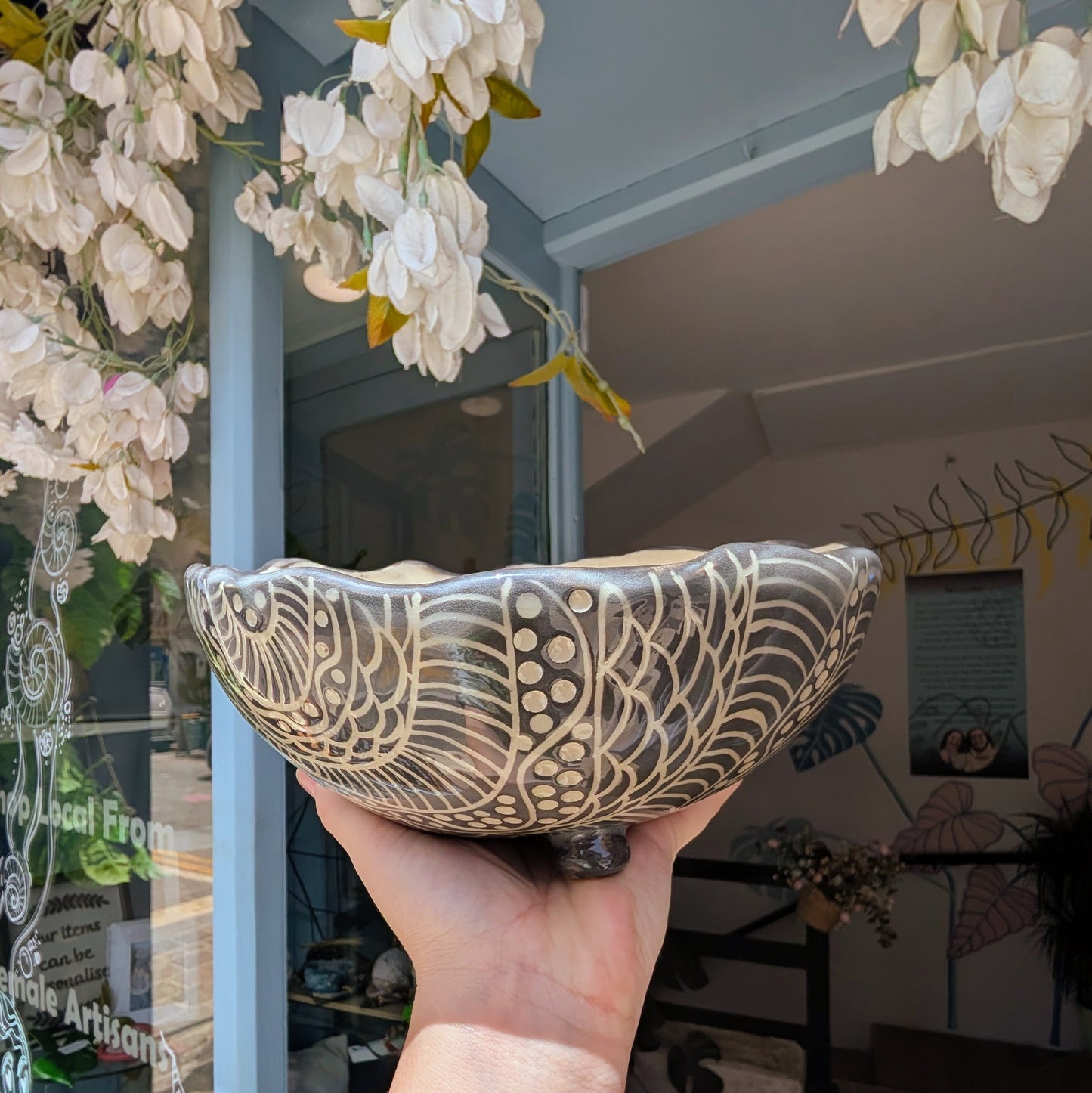 Shadow Wave - Ceramic Bowl