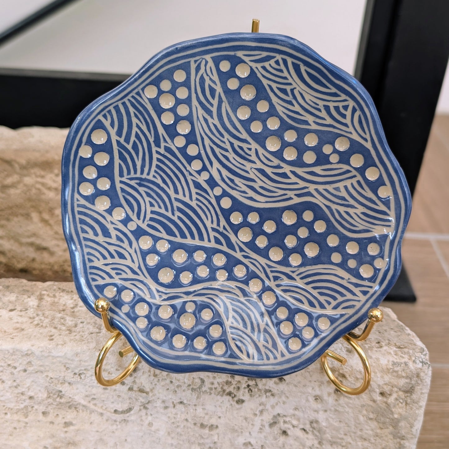 Azure Wave - Ceramic Dish